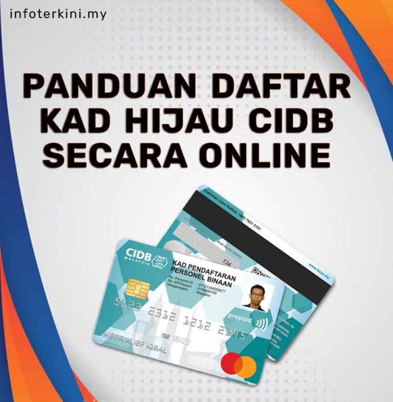 panduan daftar kad hijau cidb secara online
