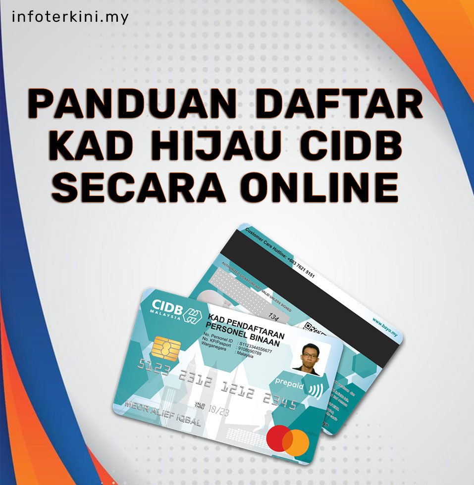 panduan daftar kad hijau cidb secara online